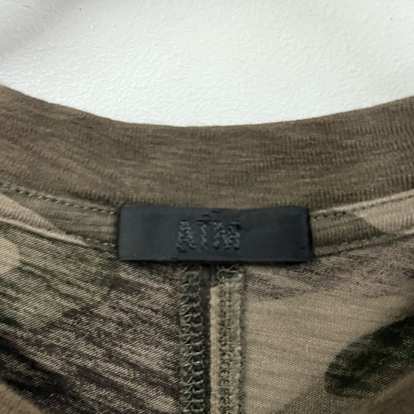 ATM Slub Jersey Camo Pima Cotton Dress - Picture 9 of 13